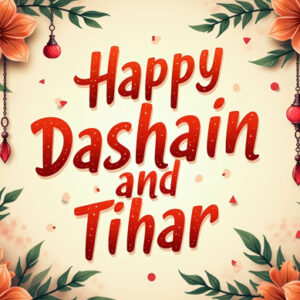 Happy dashain and tihar greetings