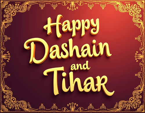 Happy dashain and tihar