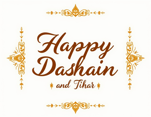 Happy dashain and tihar greetings