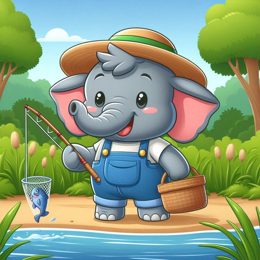 Elephant Character Illustration