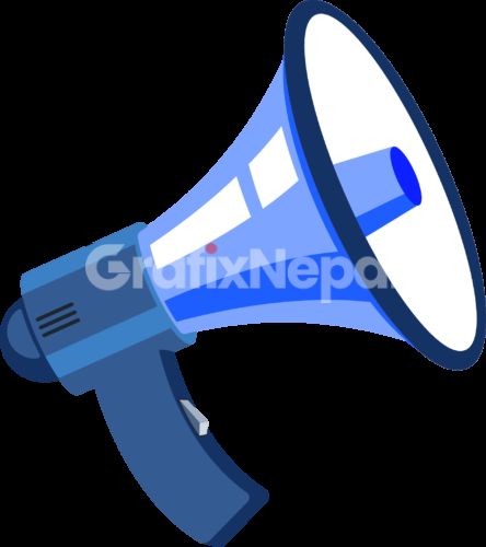 megaphone or loudspeaker