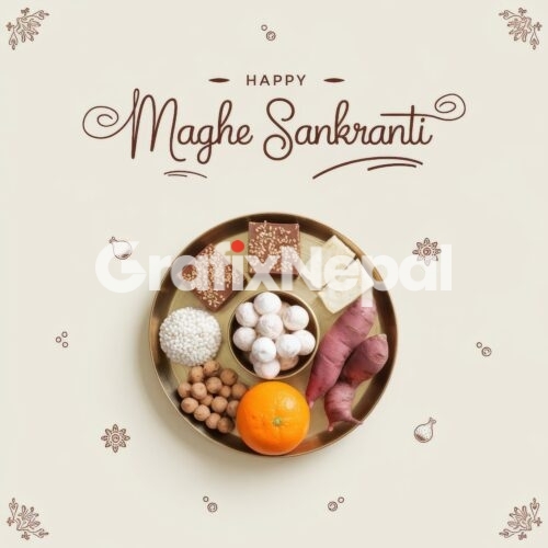 Maghe Sankranti Design, Nepali Design For Free